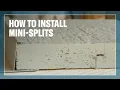 LP SmartSide Installation Tip How to Install Mini-Splits