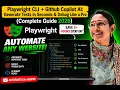 Playwright CLI with GitHub Copilot AI Changed Testing Forever Lesson 03