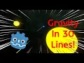 3D Gravity Simulation Godot Tutorial