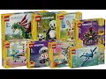 All LEGO Creator 3in1 sets January 2025 Speed Build