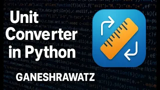 Build a Unit Converter Python Beginner Project Ganesh Rawatz