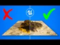 QUICK TRICK to Realistically BLEND ASSETS with LANDSCAPE UE5 Runtime Virtual Texturing Tutorial