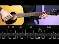 Pink Floyd - Goodbye Blue Sky (Guitar lesson with TAB)