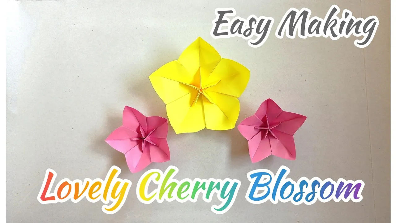 How to make flower|Easy Paper Flower|Paper Craft without glue|Origami Paper flower #diy #diycrafts