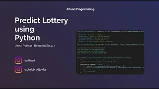 Predict lotto using Python Final Part