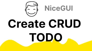 NiceGUI Tutorial - Create Simple CRUD TODO