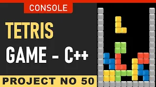 Tetris Game in C for Beginners Easy Console Games Coding Tutorial