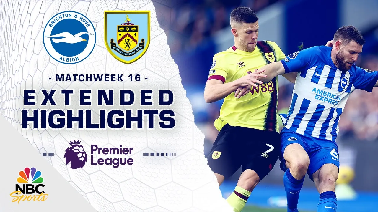 Brighton v. Burnley | PREMIER LEAGUE HIGHLIGHTS | 12/9 ...