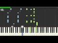 Mr Know It All - Teddy Swims | Adelina Piano synthesia tutorial