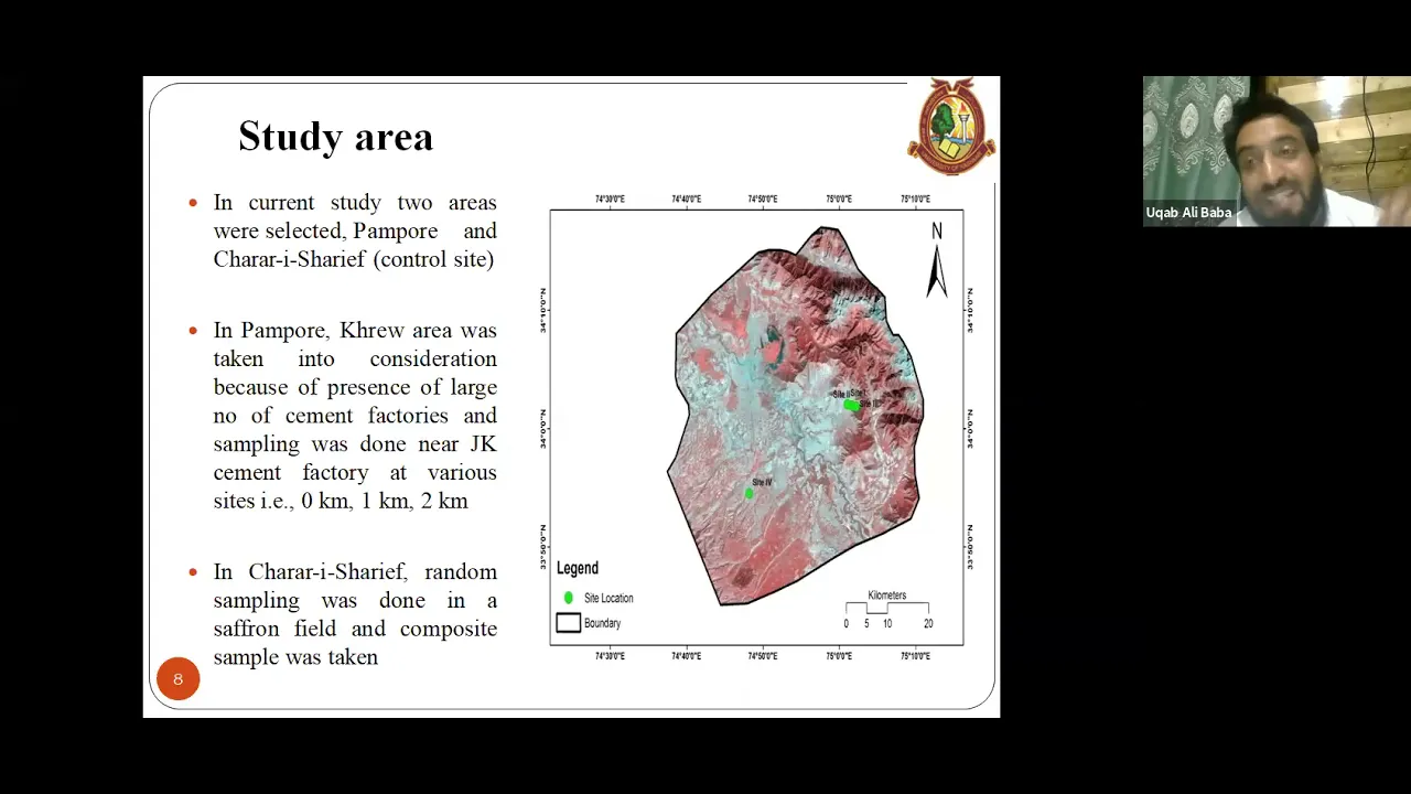 Dr. Uqab Ali,Kashmir  on" Bioremediation of Heavy metals using Microbes"