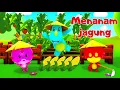 Menanam jagung | cangkul cangkul cangkul yang dalam - lagu anak Indonesia populer | Kidssong