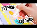 Testing a REVERSE COLORING BOOK