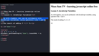 JavaScript Tutorial for Beginners Learn JavaScript Basics in 2 minutes - JavaScript Variables