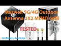 Maswell 5G 4G Outdoor Antenna 2X2 MIMO 6dBi