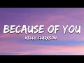 Download Lagu Kelly Clarkson - Because Of You (Lyrics)