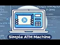 Simple ATM Machine in Java Java Project Tutorial quantumrankofficial