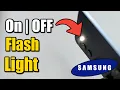 How To Turn On Off Flashlight on Android - Easy Tutorial