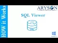 How to Open SQL Database using SQL Viewer from MDF File