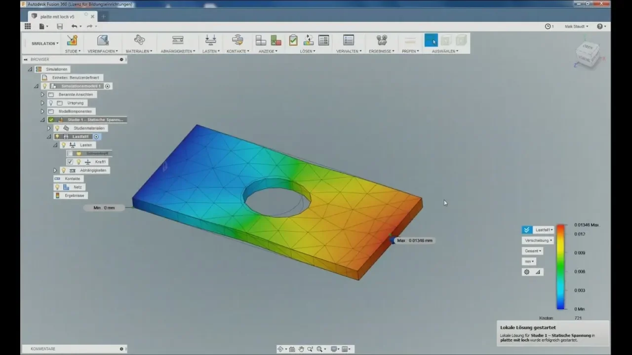 Fusion 360 FEM Simulation Tutorial Deutsch #1 Grundlagen