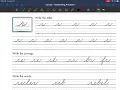 Lowercase Cursive r - Beginning Cursive 12