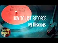 How To List Records For Sale On Discogs