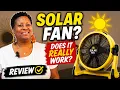 Solar Floor Fan Review Does It Actually Work