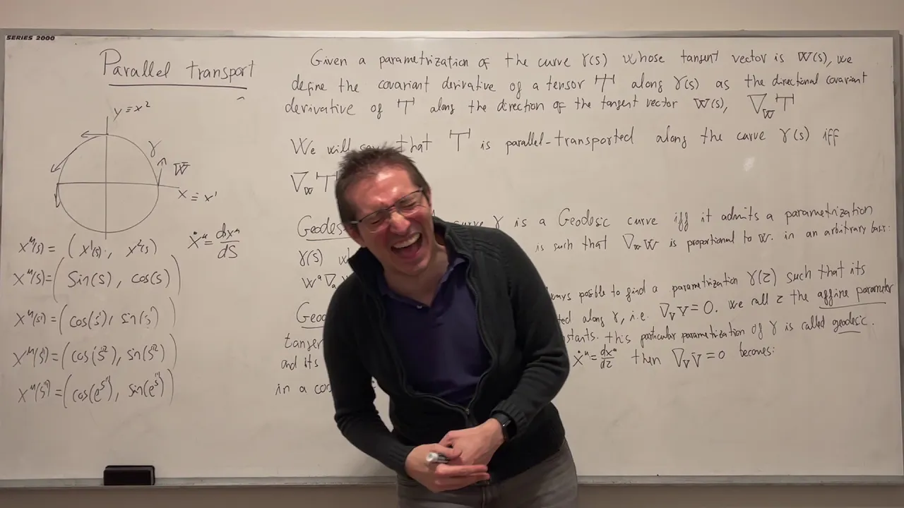 Intro to General Relativity - 20 - Differential geometry: Parallel transport, Geodesics & Curvature