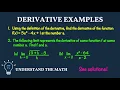Limit Definition of the Derivative Step-by-Step Examples Calculus 1