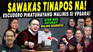 FINISH NA! ESCUDERO TINAP0S NA IMPEACHMENT? VPSARA DUTERTE Atty VIC PINAKITA VIDEO LAHAT UMATRAS NA