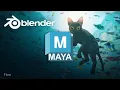 I Opened Blender 2 3 to make Fun of Maya 2026