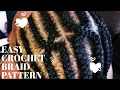HOW TO EASY CROCHET BRAID PATTERN