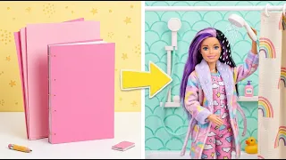 صنع أثاث مصغر ومغامرات بيت الدمى! 🛋️✨ أفكار إبداعية من الكرتون والورق