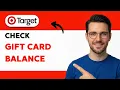 How to Check Target Gift Card Balance 2026 Full Guide