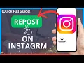 Download Lagu How to Repost on Instagram App (2025) | Share Instagram Posts \u0026 Stories Easily