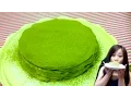 Lagu Green Tea Mille-Crêpe Cake