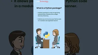 Python package Python interview question