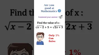 Math Olympiad Question Can You Solve This Question Math Maths Shorts Shortsviral 