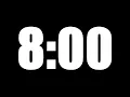 8 MINUTE TIMER LOUD ALARM
