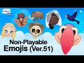 Disney Emoji Blitz - Non-Playable Emojis in Ver 51