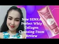 New SENKA Perfect Whip Collagen Cleansing Foam Review MJ Collantes