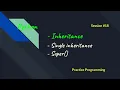 Python In Tamil 18 - Single Inheritance and Super