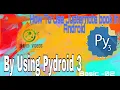 How to Run Jupyter Notebook on Android Pydroid 3 TUTORIAL BANGLA