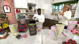 VitaHustle ONE Superfood Plant-Based Protein Shake 15-Servings on QVC