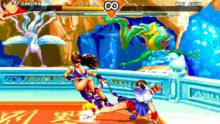 sakura vs mai high level gameplay kof mugen