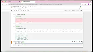 Python Crash Course - 1 1 Boolean Data Type