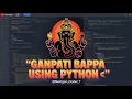 Ganpati Bappa Using Python Turtle Graphics Project NextGen - Coder