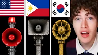 Rating Country's Air Raid SIRENS!