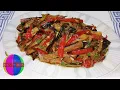 Download Lagu Mediterranean salads with eggplant and peppers with special sauce