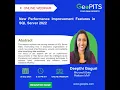 New Performance Improvement Features in SQL Server 2022
