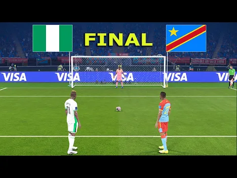 Video Thumbnail: NIGERIA vs CONGO DR - PENALTIES - FINAL | FIFA World Cup 2026 USA | All Goals | PES Gameplay